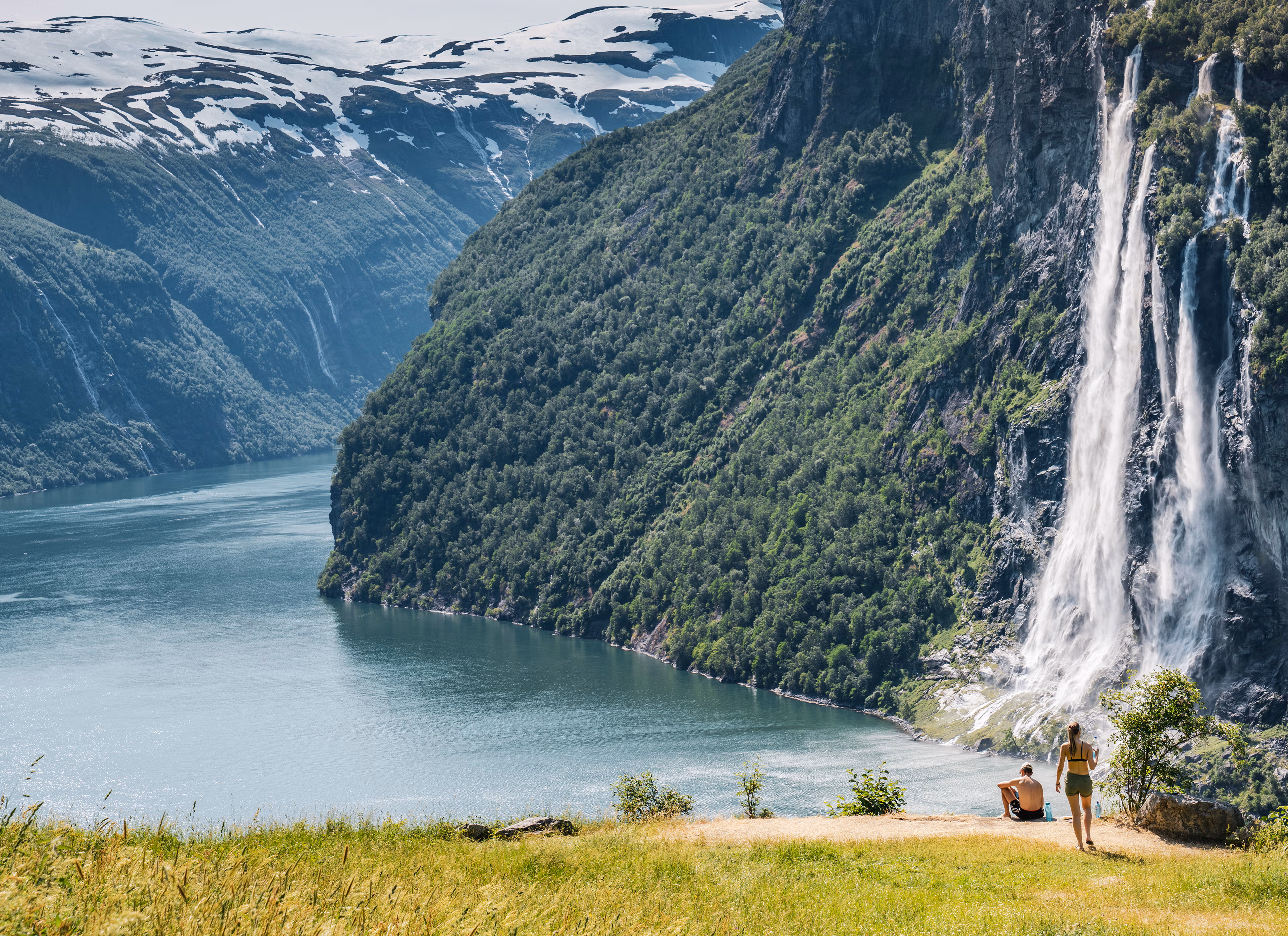 Geirangerfjord and the Seven Sisters waterfall